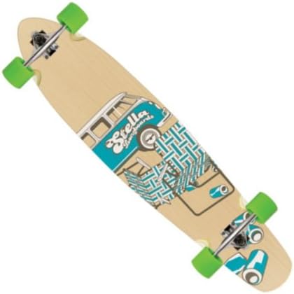 Stella Kicktail Slow Dayz Blue Sds Longboard Kicktail Complete