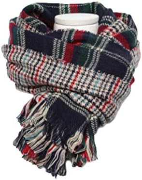 Pink Queen Lovers Soft Houndstooth Reversible Dual Purpose Long Scarf Wrap Shawl