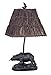Cal Lighting BO-878 Accent Table Lamp, 10.5" x 10.5" x 22"