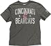 Cincinnati Bearcats Vintage T-Shirt: adidas Black Crackle Print NCAA Retro T-Shirt