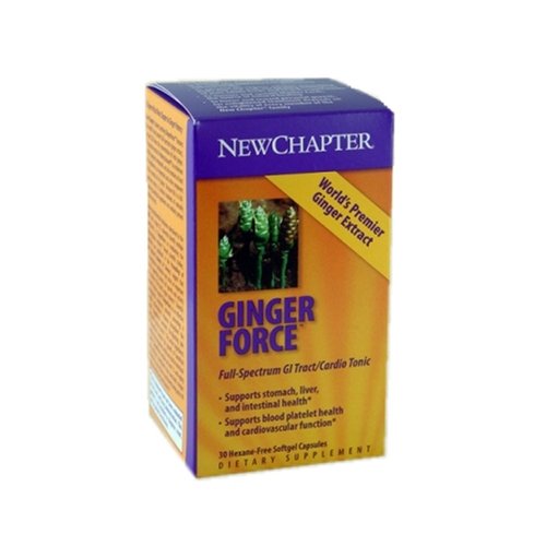 New Chapter Gingerforce, 60 Softgels