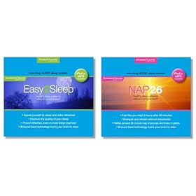 Powrnaps Sleep System Combo Pack 26-minute Nap Audio System & Easy2sleep Audio System, 5.0 ounces Digipack