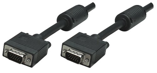 Manhattan SVGA Monitorkabel mit Ferritkernen (HD15 Stecker auf HD15 Stecker) 4,5 m schwarz Preisvergleich