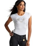 Apple Bottoms - Apple Bottoms Cap-Sleeve Screen Print Tee