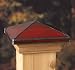 4x4 Jewel Garnet Post Cap [CAPITOL CITY LUMBER]