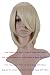 NEW Fashion HOT sexy Light Blonde Straight Anime cosplay wigs party Masquerade girls 30cm