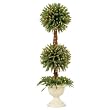 Pre-Lit 2 Ball Topiary Potted Tree - 5'
