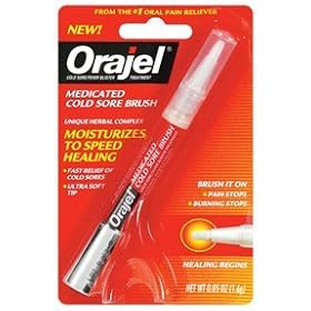 Orajel Medicated Cold Sore Brush .05 oz (1.6 g) by Orajel