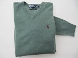 Polo Ralph Lauren 100 % Lambs Wool Sweater Mens Green Size Small