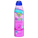 Banana Boat Baby Sunscreen Ultra Mist Tear-Free Sting-Free Broad Spectrum Sun Care Sunscreen Spray - SPF 50, 6 Ounce (Pack of 3)