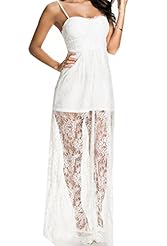 Lace Polyester/Spandex Spring Summer Winter Checkered Print Sleeveless  Dress