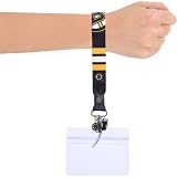 Jf Sports Boston Bruins Wristlet Lanyard
