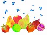 Fruit Harvest - Fresh, Original Design on a Pure Cotton Kitchen Towel