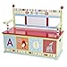 Levels of Discovery Alphabet Soup Toy Box Bench