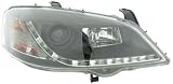 FK Automotive FKFSOP010081 Daylight Scheinwerfer mit Tagfahrlicht fit f&uuml;r Opel Astra (Typ G) Bj. 98-03 schwarz