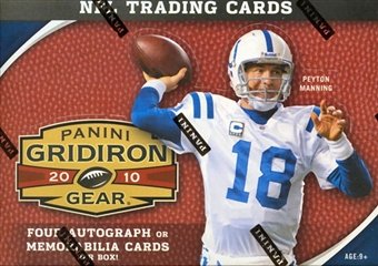 2010 Panini Gridiron Gear Football Hobby Box NFL
