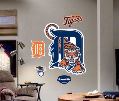 Detroit Tigers Logo -Fathead detroit tigers logo. Detroit Tigers Logo -Fathead