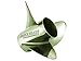 Quicksilver Thunderbolt Propeller High Polished Stainless Finish, 15.8 dia x 15 pitch, Right Hand