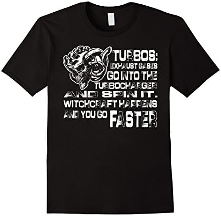 Men's How Turbos Work Shirt Medium Black