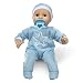 Melissa & Doug Mine to Love Jordan 12â€ Light Skin-Tone Boy Baby Doll with Romper, Cap, Pacifier