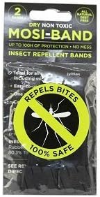 Mosiband Insect Repellent Wrist/Ankle Bands- Pack of 2 Band (Natural Based) - Colour May Vary by Mosi-Band
