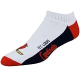 St Louis Cardinals White (516) 10-13 Team Logo Ankle Socks