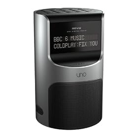 Revo Uno DAB Digital/FM Radio with Alarm (Silver)