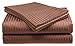 300 Thread Count 100% Cotton Dobby Stripe Sheet Set- Assorted Colors/sizes (King, Coffee)