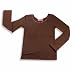 Haven Girl - Girls Long Sleeve Top, Chocolate Brown