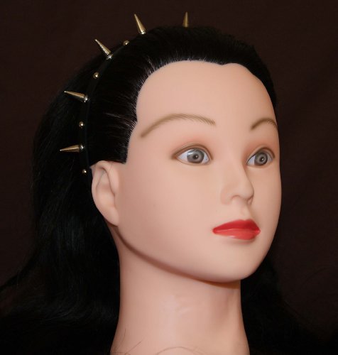 Black-cool Stud Spike Rivet Bracelet/necklace/headband with Mult-function-