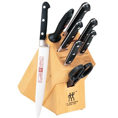 Zwilling J.A. Henckels Twin Pro S 9-Piece Knife Set with Block
