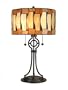 Dale Tiffany TT90021 2 Light Addison Table Lamp Antique Bronze