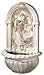 Stone-Finish Fiberglass Angel and Child Wall Fountain Image