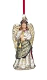 Reed & Barton Christmas Angel Glass Blown Glass Ornament