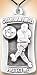 SOCCER Sports Pendants, 20 Cord Necklace Guardian Angel
