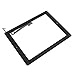 Mimi Touch Screen Digitizer Assembly for Black Apple iPad 4 Model A1458, A1459, A1460 + Home Button + Face Camera Frame + Adhesive Tape