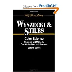 Color Science: Concepts and Methods, Quantitative Data and Formulae