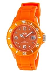 Ice-Watch Unisex SI.OE.U.S.09 Sili Collection Orange Plastic and Silicone Watch