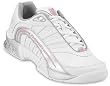 K-Swiss Women's ST393 Tennis Shoe (White / Pink Cloud / Platinum), Available in Various Sizes