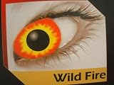 XtremeEyez 3 Months Wear Contact Lenses With Free 60ml Solution & Free Lense Case - Wild Fire