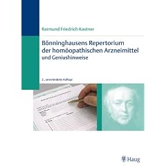 B�nninghausens Repertorium der hom�opathischen Arzneimittel: Mit Geniushinweisen