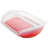 Lekue Steam Case with Draining Tray for 3 to 4 Person, Clear