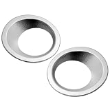 2 x Triple Chrome Plated Finished ABS Rear Fog Light Lamp Cover Set For 2007-2009... by Astra Security