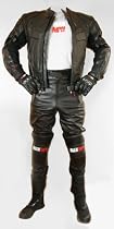 MAX MPH LEATHER JACKET JEANS & GLOVES DEAL (CE APPROVED ARMOUR)