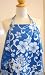 Honolulu Babies: Hide-n-Peek Nursing Apron - Blue/White Floral