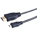 HD ZONE's 1.5m Micro D HDMI to HDMI Cable(1.4version) - Premium Gold Quality Lead - 24k Gold Plated Plugs - Audio & Video 1080p - Ideal For Connecting HD Devices using the new Micro HDMI connector like a Camcorder,Mobile Phone to PC or HD TV .