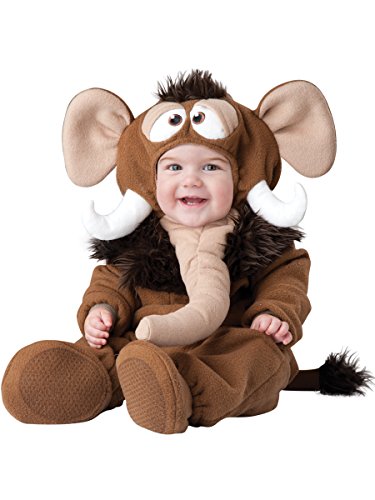 InCharacter Baby's Wee Wooly Mammoth Costume, Brown/Tan, Large