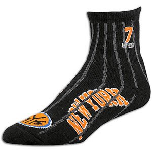 Knicks - For Bare Feet NBA Logoman Socks - Anthony, Carmelo ( sz. L, Black : Anthony, Carmelo : Knicks )
