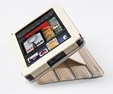 Poetic(TM) FrontLine Stylish Folio Case for Amazon Kindle Fire With Stand (Cream)