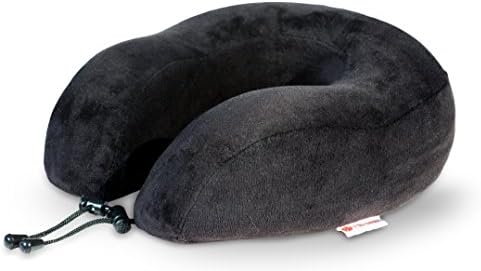 ✈︎ Pilgrim Co ✈︎ Travel Memory Foam Neck Pillow - Enjoy the Luxury of the Best Travel Neck Pillow for Full Support and Comfortable Sleep During Air, Car, Bus or Train Traveling - Comes with Free Travel Bag